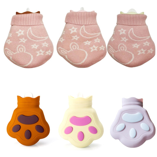 Silicone Microwave Oven Heating Water Injection Hand Bag, Color: Brown by buy2fix