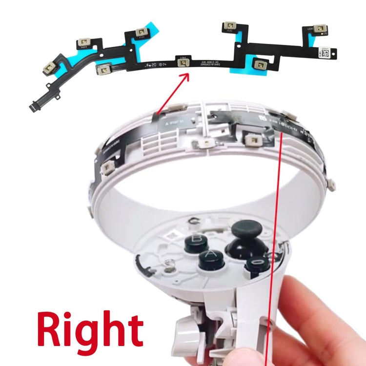 For Meta Quest 2 Locating Ring Flex Cable Right Without Light -  by buy2fix | Online Shopping UK | buy2fix