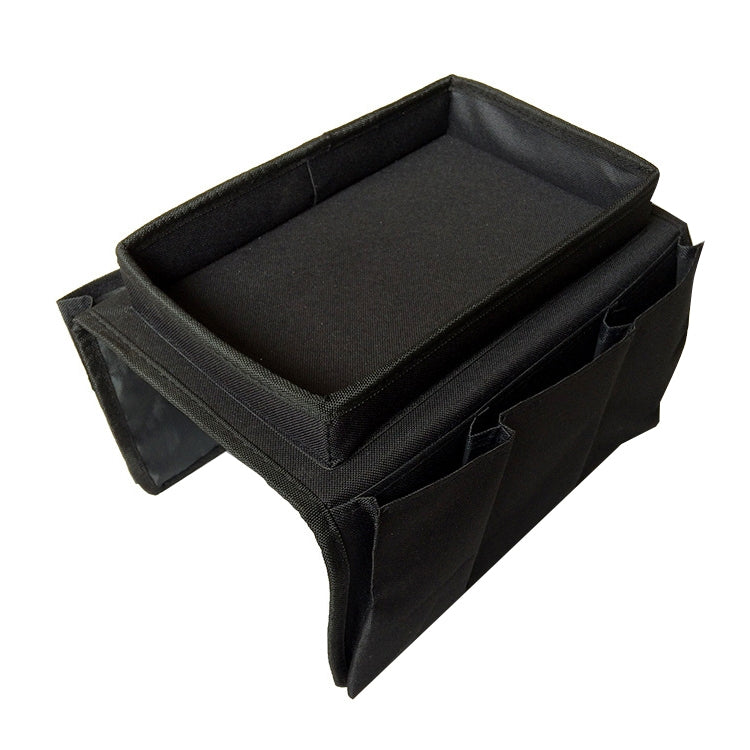SF001 Oxford Cloth Sofa Armrest Hang Bag Household Storage Bag(Black) by buy2fix