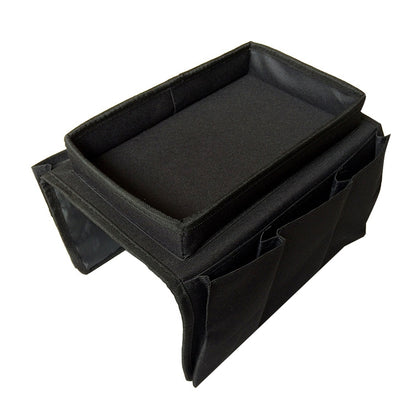 SF001 Oxford Cloth Sofa Armrest Hang Bag Household Storage Bag(Black) by buy2fix