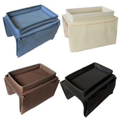 SF001 Oxford Cloth Sofa Armrest Hang Bag Household Storage Bag(Black) by buy2fix