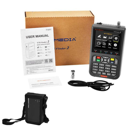 GTMedia Full HD Digital Satellite Finder With 3.5 Inch LCD Screen(With Bag) - Satellite Finder by GTMedia | Online Shopping UK | buy2fix