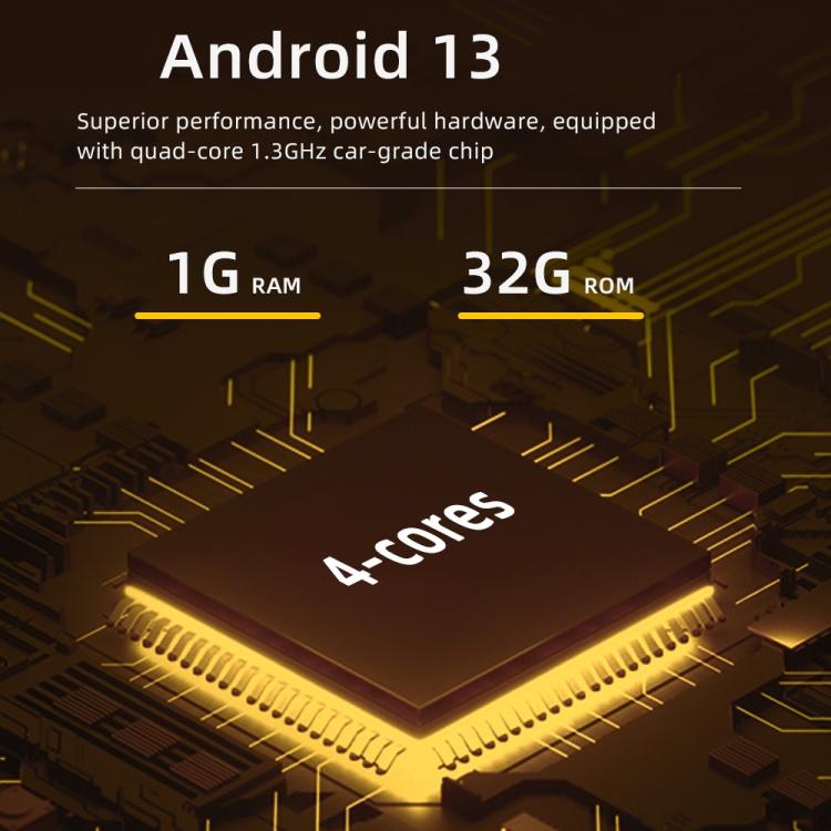 Car Radio Wireless Bluetooth Hands-Free Android Navigation, Memory: 2+64G(With Camera+Microphone) - Car MP3 & MP4 & MP5 by buy2fix | Online Shopping UK | buy2fix