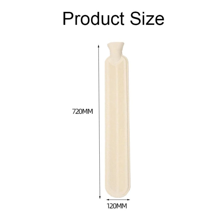 2L Long-strip Multifunctional Water-filled Rubber Hot Water Bags, Spec: Red Yellow Blue by buy2fix