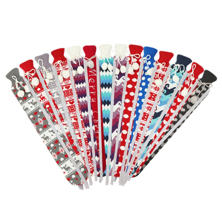 2L Long-strip Multifunctional Water-filled Rubber Hot Water Bags, Spec: Red Yellow Blue by buy2fix