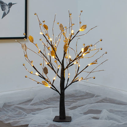 SJ-SD048 LED Home Decoration Light Christmas Lighted Tree, Style: Non-detachable Base Gold Fruit - Christmas Decoration Lamps by buy2fix | Online Shopping UK | buy2fix