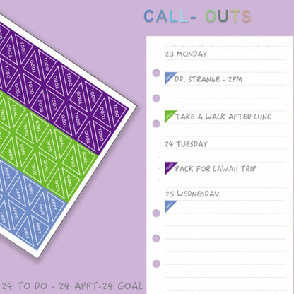 A6 Macaron PU Leather Loose-leaf Notebook Cash Budget Handbook(Purple) by buy2fix