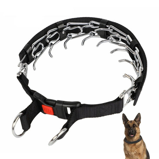 Cloth Tape Paste Detachable Training Stimulation Dog Collar, Size: XL 3.5mm x 55cm(Ordinary)