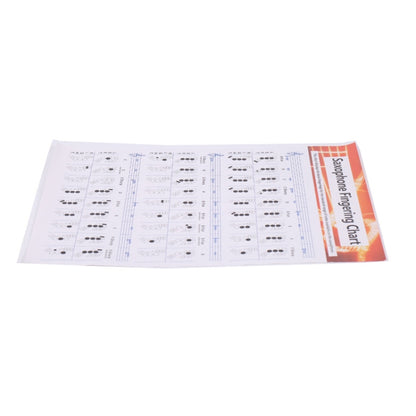 Coated Paper Saxophone Fingering Chord Diagrams Saxophone Practice Figure(Small) - Other Accessories by buy2fix | Online Shopping UK | buy2fix