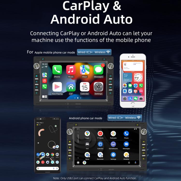 For Volkswagen Passat 7 Inch Bluetooth GPS Navigation Car Player, Memory: 2+64G - Car MP3 & MP4 & MP5 by buy2fix | Online Shopping UK | buy2fix