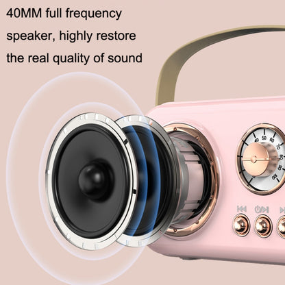 POLVCDG B152 Multi-Functional Small Family KTV Karaoke Microphone Sound Integration(Pink) - Desktop Speaker by POLVCDG | Online Shopping UK | buy2fix