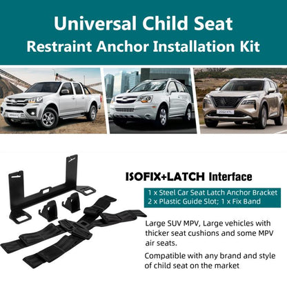 Extended Universal ISOFIX Children Seat Interface(ZL-2049) - Seat Accessories by buy2fix | Online Shopping UK | buy2fix