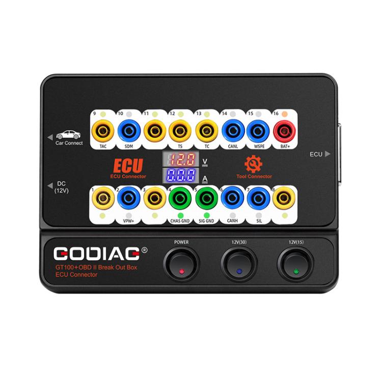 GODIAG GT100+ OBDII Breakout Box Diagnostic Port Tester ECU Bench Connector(EU Plug) - Electronic Test by buy2fix | Online Shopping UK | buy2fix