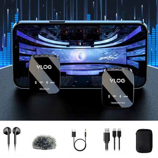 M18 Wireless Microphone Collar Clip Recording Equipment, Style: 1 In 1 Type-C by buy2fix