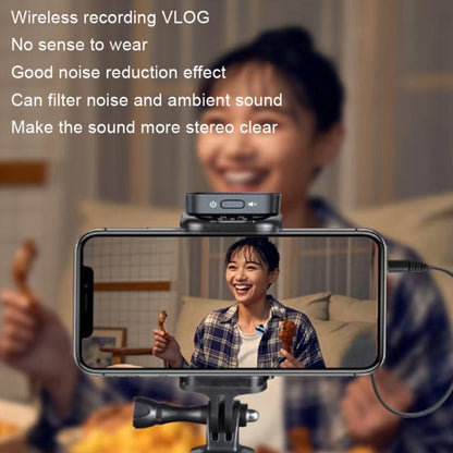 M18 Wireless Microphone Collar Clip Recording Equipment, Style: 1 In 2 8Pin by buy2fix