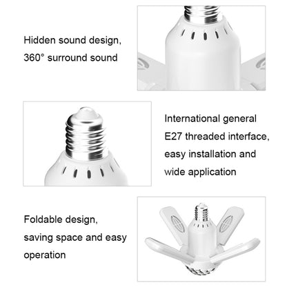 LY-002 24W Mini Bluetooth RGB Light Effect Foldable Music Light(Magic Light) - Smart Light Bulbs by buy2fix | Online Shopping UK | buy2fix