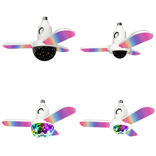 ZSCPH-001 40W Multifunctional Bluetooth RGB Colorful Three-Leaf Music Atmosphere Light, Size: S (Magic Ball) by buy2fix