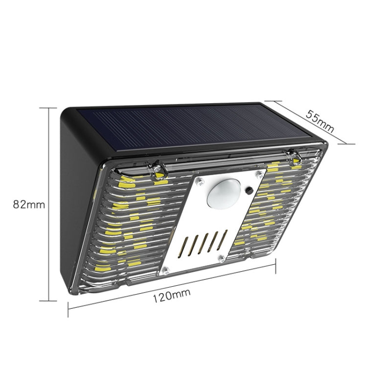 N775 Solar Alarm Wall Light RV Camping Infrared Induction Light(Cold White) - Solar Lights by buy2fix | Online Shopping UK | buy2fix