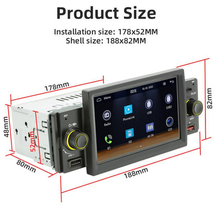 5 inch Bluetooth AUX Mobile Phone Interconnection USB Interface Car MP5(151W) - Car MP3 & MP4 & MP5 by buy2fix | Online Shopping UK | buy2fix