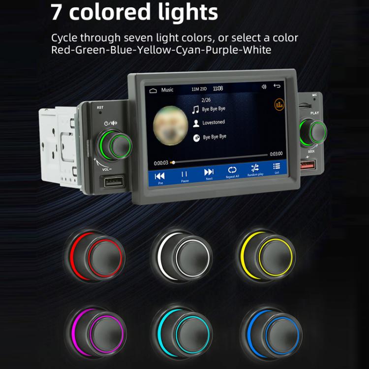 5 inch Bluetooth AUX Mobile Phone Interconnection USB Interface Car MP5(151W) - Car MP3 & MP4 & MP5 by buy2fix | Online Shopping UK | buy2fix