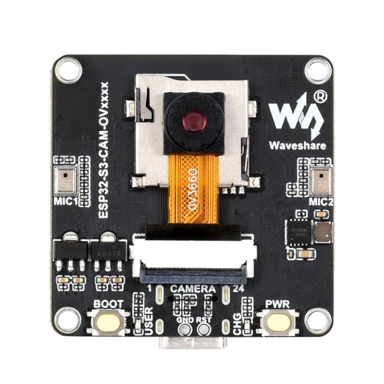 Waveshare ESP32-S3 AIoT Camera Development Board with OV3660 Camera ...