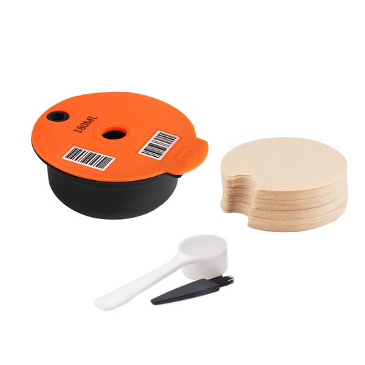 ICafilas YB01 Reusable Coffee Filter, Color: Orange+50 Filter Paper(180ml) - Coffee Machine Parts by iCafilas | Online Shopping UK | buy2fix