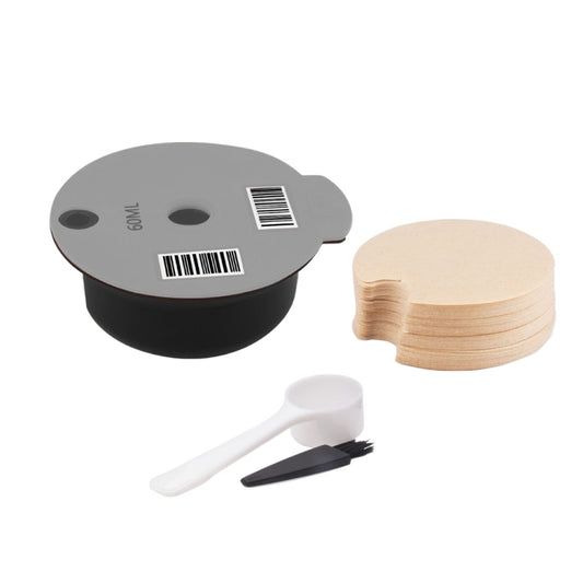 ICafilas YB01 Reusable Coffee Filter, Color: Gray+50 Filter Paper(60ml) - Coffee Machine Parts by iCafilas | Online Shopping UK | buy2fix