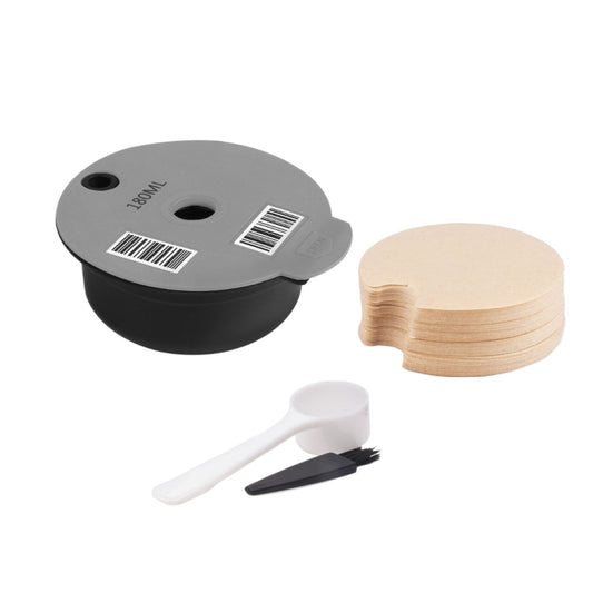 ICafilas YB01 Reusable Coffee Filter, Color: Gray+50 Filter Paper(180ml) - Coffee Machine Parts by iCafilas | Online Shopping UK | buy2fix