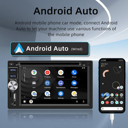 6.2 inch Bluetooth AUX Mobile Phone Interconnection USB Interface Car DVD(S4800) - Car MP3 & MP4 & MP5 by buy2fix | Online Shopping UK | buy2fix