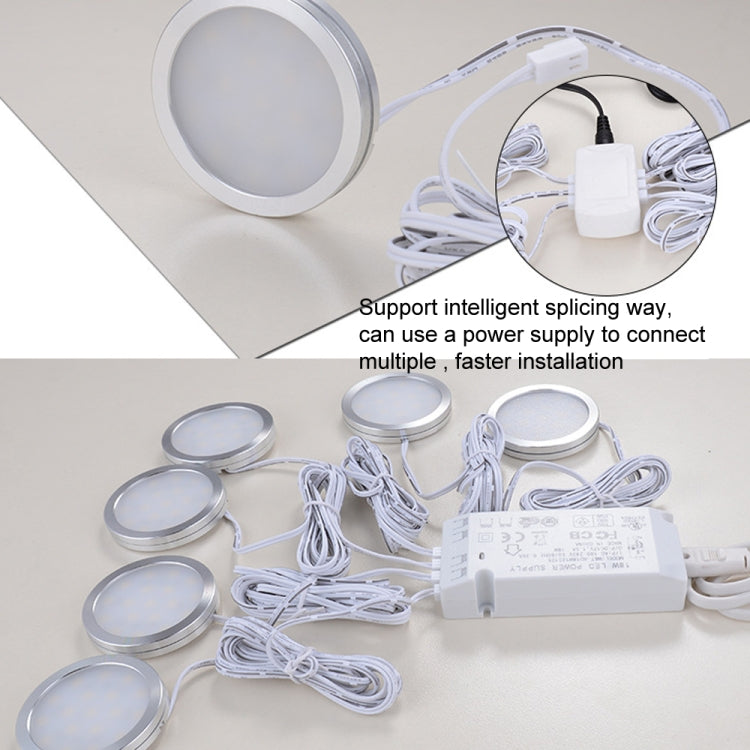 2 PCS 2W DC12V 18LED Cabinet Lights Showcase Lights,Spec: DuPont Terminal- Bottom Outlet(White Light 6400K) by buy2fix