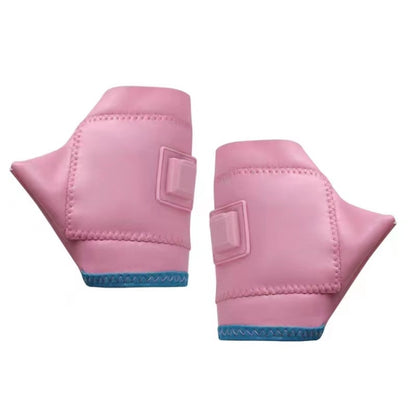 1 Pair Adjustable Temperature Rechargeable Intelligent Electric Heating Gloves Half Finger Gloves, Size: S(Pink) - Safety Gloves by buy2fix | Online Shopping UK | buy2fix