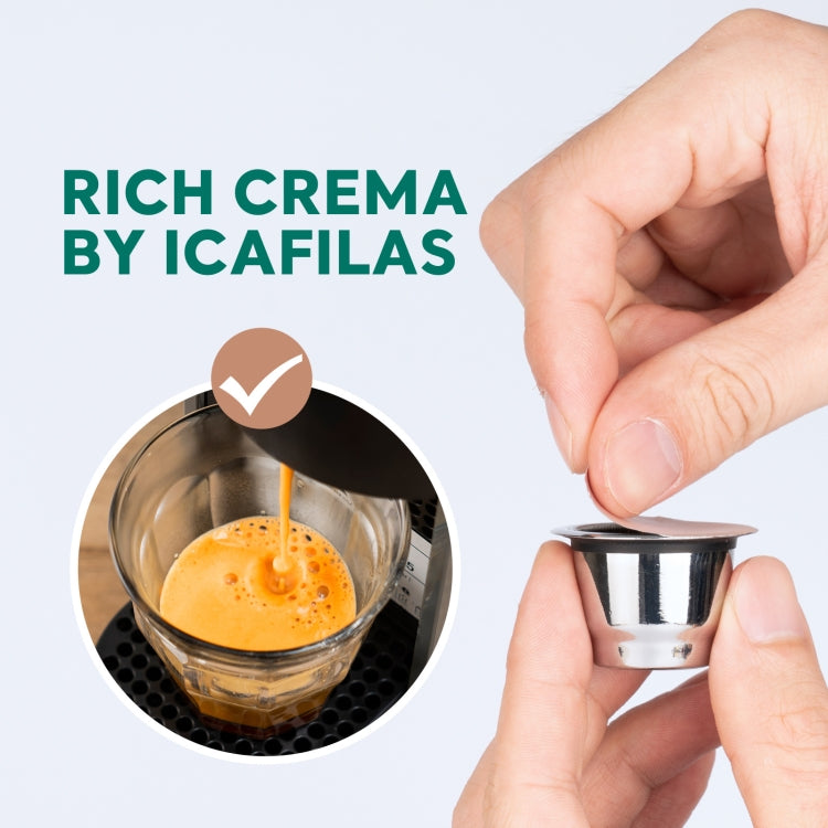 120 PCS / Bag iCafilas Disposable Coffee Capsule Aluminum Foil Self-adhesive Closure Film - Coffee Machine Parts by iCafilas | Online Shopping UK | buy2fix
