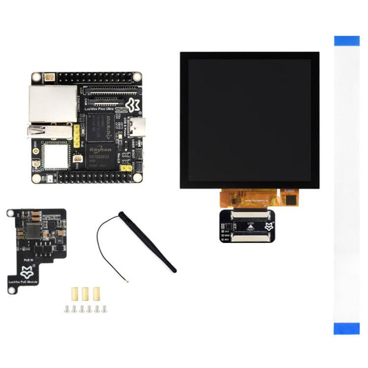 Luckfox Pico Ultra BW RV1106G2 0.5TOPS Micro Linux Development Board Integrated Processor With Wi-Fi/With PoE, Specification: 720x720 Touch Screen - Arduino Nucleo Accessories by Luckfox | Online Shopping UK | buy2fix