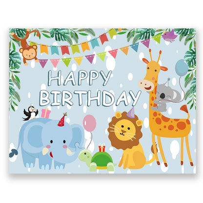 Birthday Party Background Cloth Decoration Shooting Cloth, Size: 90x70cm(HB023) by buy2fix