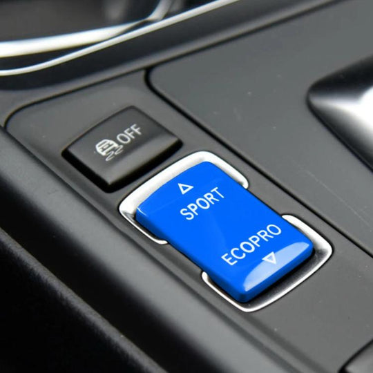 For BMW 1234 Series F Chassis Gear Mode Switch Button(Blue)