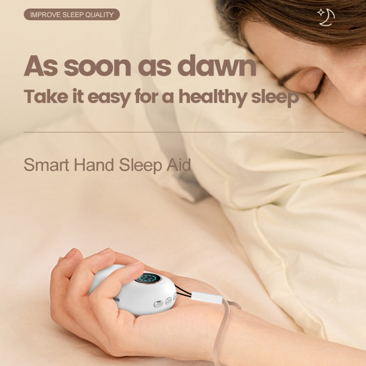 KS-ZMY02 LCD Display Rotatable Heart-shaped Smart Sleep Instrument(Milky) - Massage & Relaxation by buy2fix | Online Shopping UK | buy2fix