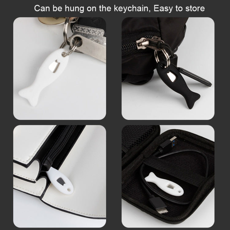 SC01 Phone Card Removal Needle Anti-Loss Card Extractor Card Opening Needle Cover(White) - SIM Card Tool by buy2fix | Online Shopping UK | buy2fix