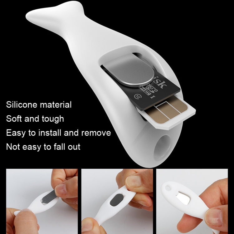 SC01 Phone Card Removal Needle Anti-Loss Card Extractor Card Opening Needle Cover(Grey) - SIM Card Tool by buy2fix | Online Shopping UK | buy2fix