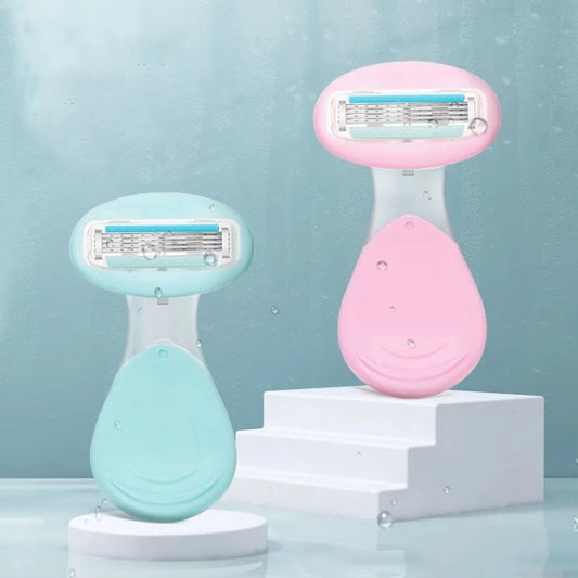 D940L Hair Removal Instrument Matching Female Manual Shaving Knife(Pink) by buy2fix