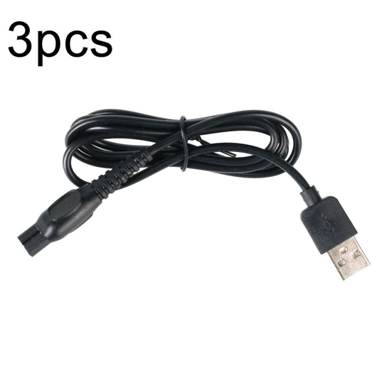 3pcs HQ850 5V USB Charging Cable For PHILIPS Shavers HQ912/914/906/909/916 by buy2fix