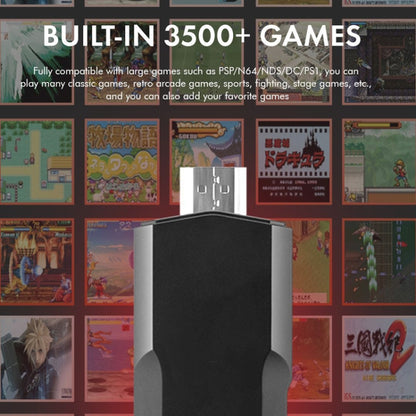 GD10 2.4G Wireless 4K HD TV Game Console PSP Game Box 32G Built-in 15,000 Games by buy2fix