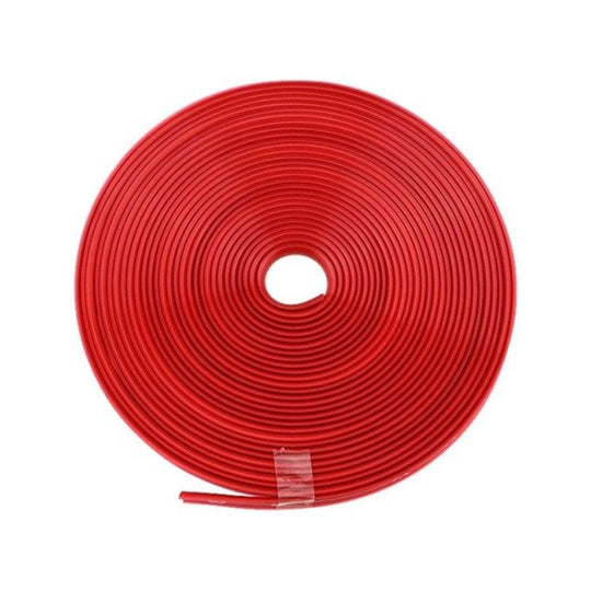 Car Wheel General TPE Protection Ring Bumper Wheel Decoration Modification Supplies(Red)