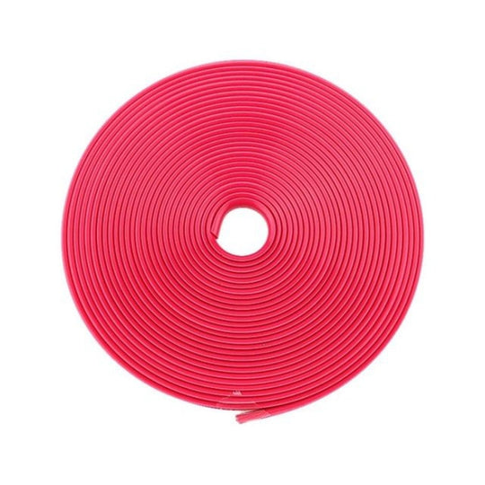Car Wheel General TPE Protection Ring Bumper Wheel Decoration Modification Supplies(Pink)