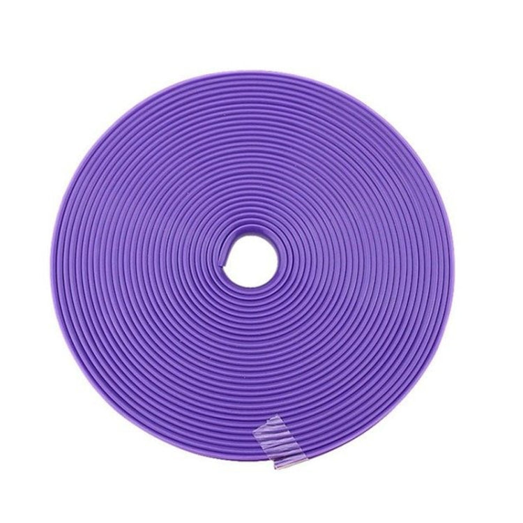Car Wheel General TPE Protection Ring Bumper Wheel Decoration Modification Supplies(Purple) by buy2fix