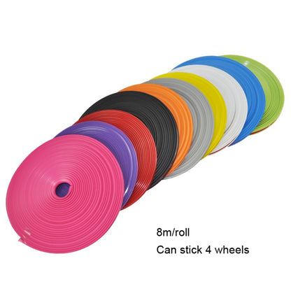 Car Wheel General TPE Protection Ring Bumper Wheel Decoration Modification Supplies(Purple) by buy2fix