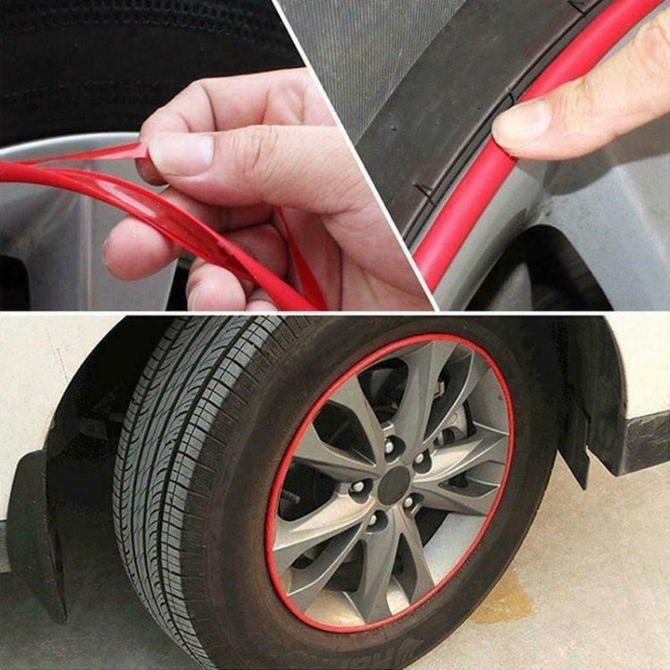 Car Wheel General TPE Protection Ring Bumper Wheel Decoration Modification Supplies(Purple) by buy2fix