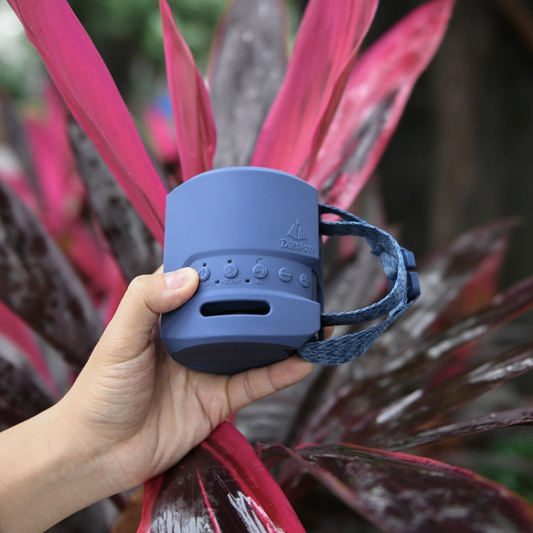 For Sony SRS-XB13 Speaker Silicone Case With Hook And Loop Fastener Strap(Black) - Protective Case by buy2fix | Online Shopping UK | buy2fix