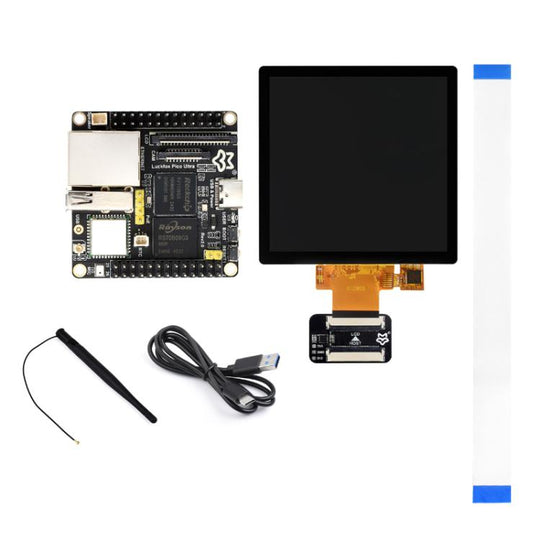 Luckfox Pico Ultra BW RV1106G2 0.5TOPS Micro Linux Development Board Integrated Processor With Wi-Fi/No PoE, Specification: 480x480 Touch Screen