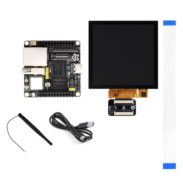 Luckfox Pico Ultra BW RV1106G2 0.5TOPS Micro Linux Development Board Integrated Processor With Wi-Fi/No PoE, Specification: 720x720 Touch Screen - Arduino Nucleo Accessories by Luckfox | Online Shopping UK | buy2fix