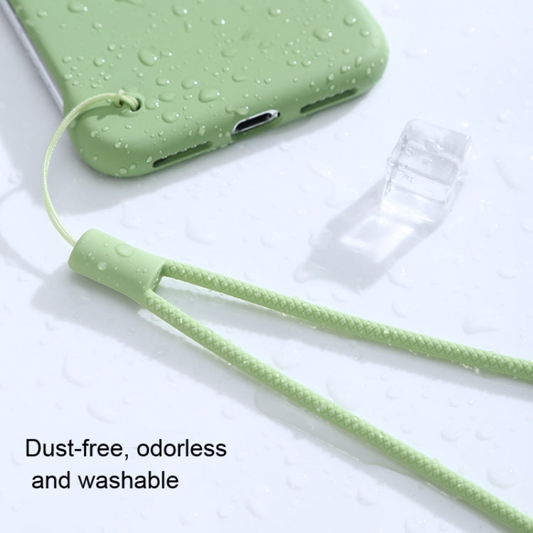 10pcs  Silicone Woven Pattern  Cell Phone Lanyard Anti-loss Hand Rope(Grapefruit) - Lanyards & Wrist Straps by buy2fix | Online Shopping UK | buy2fix